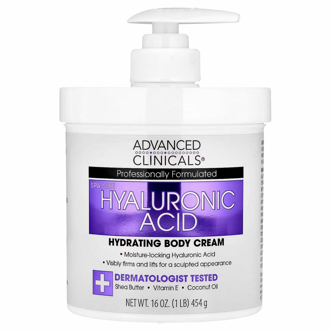 Advanced Clinicals Hyaluronic Acid Hydrating Body Cream