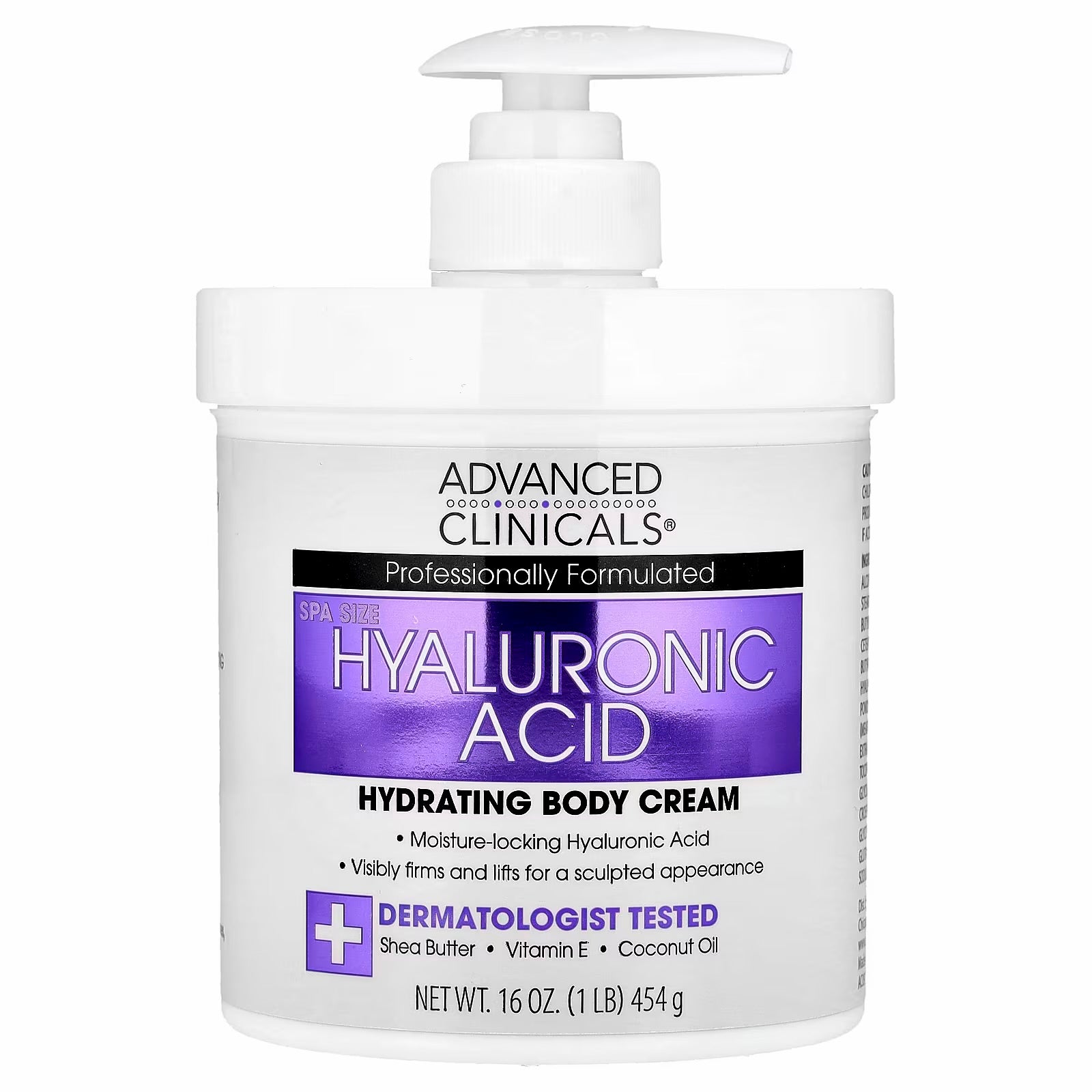 Advanced Clinicals Hyaluronic Acid Hydrating Body Cream