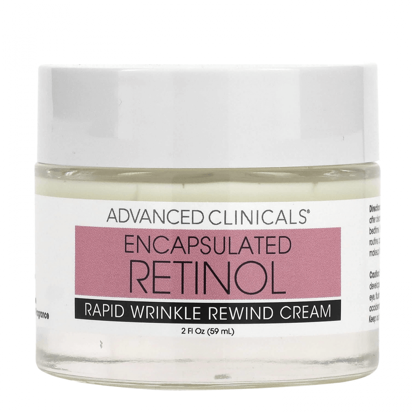 Advanced Clinicals Encapsulated Retinol Rapid Wrinkle Rewind Cream