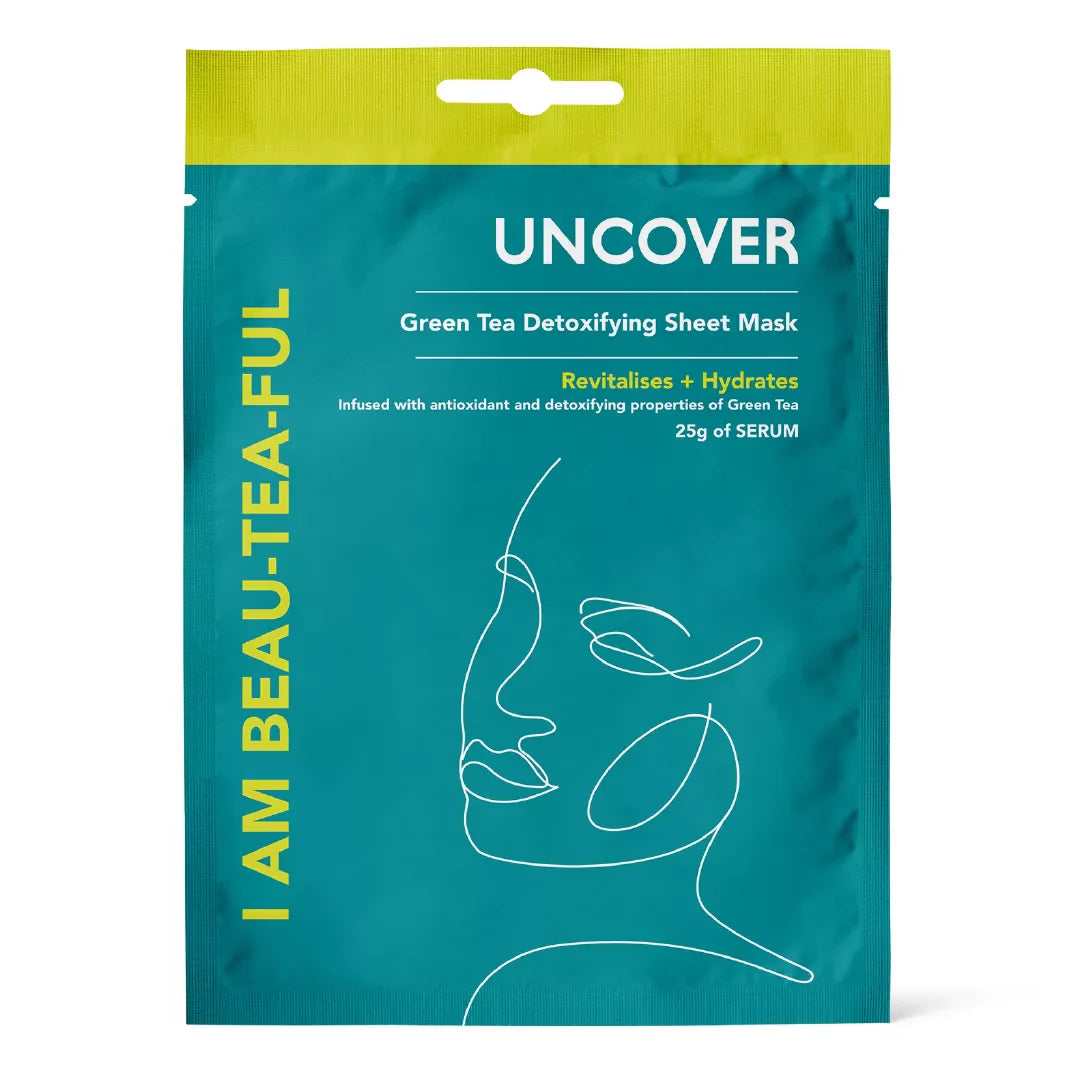 Uncover Green Tea Detoxifying Sheet Mask