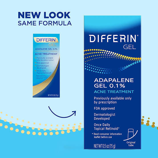 Differin Adapalene Gel 0.1% (15g)