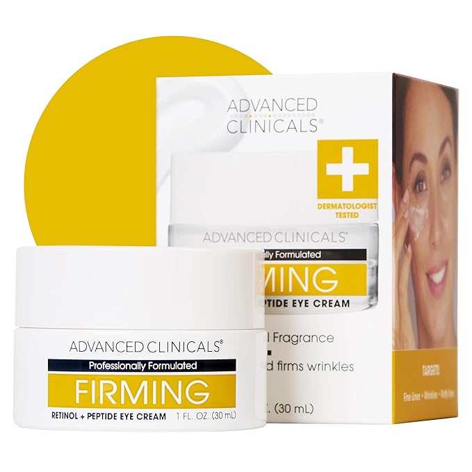Advanced Clinicals Firming Retinol + Peptides Eye Cream