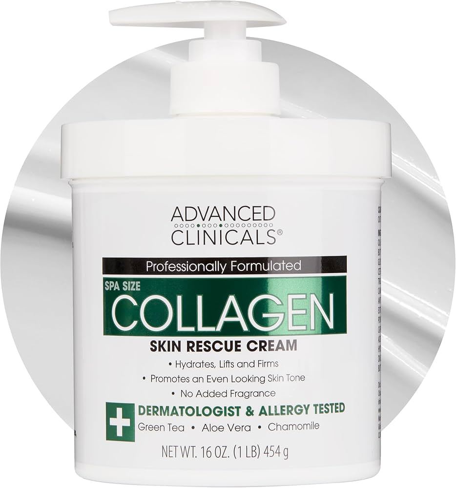 Advanced Clinicals Collagen Skin Rescue Body Cream
