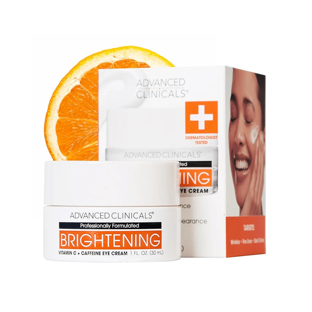 Advanced Clinicals Brightening Vitamin C + Caffeine Eye Cream