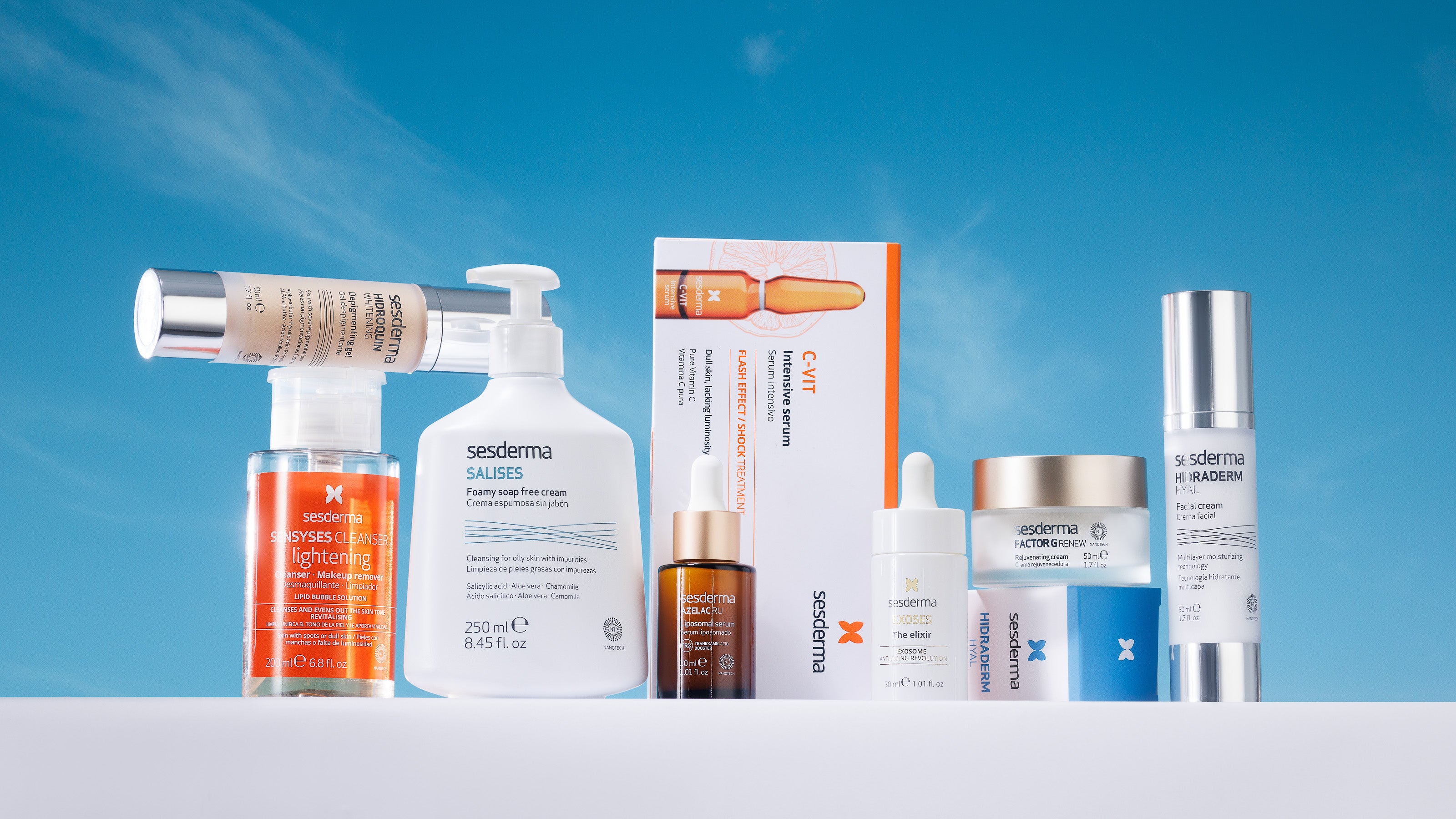 Advanced nanotechnology serums at Hilary Says