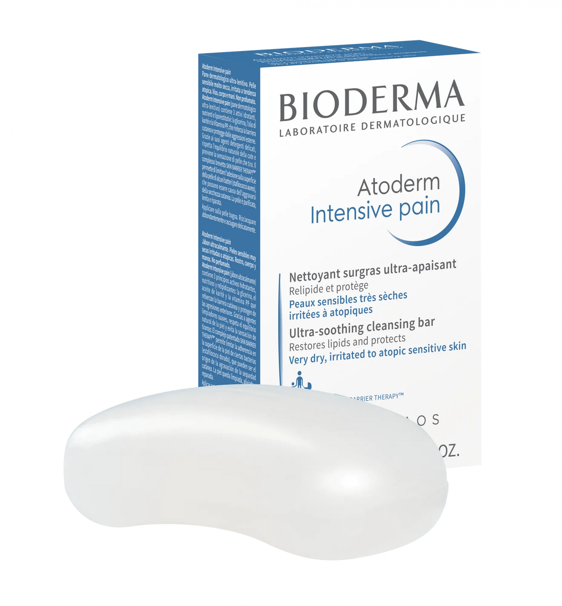 Bioderma Atoderm Intensive Pain Soothing Cleansing Bar (Expires Jan 2026)
