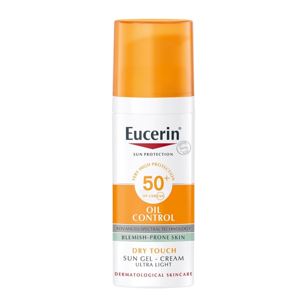 Eucerin Oil Control Dry Touch Sun Gel-Cream for Oily &amp; Acne-Prone Skin SPF50+ (50ml)