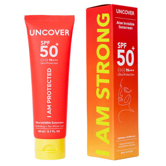 Uncover Aloe Invisible Sunscreen SPF50+