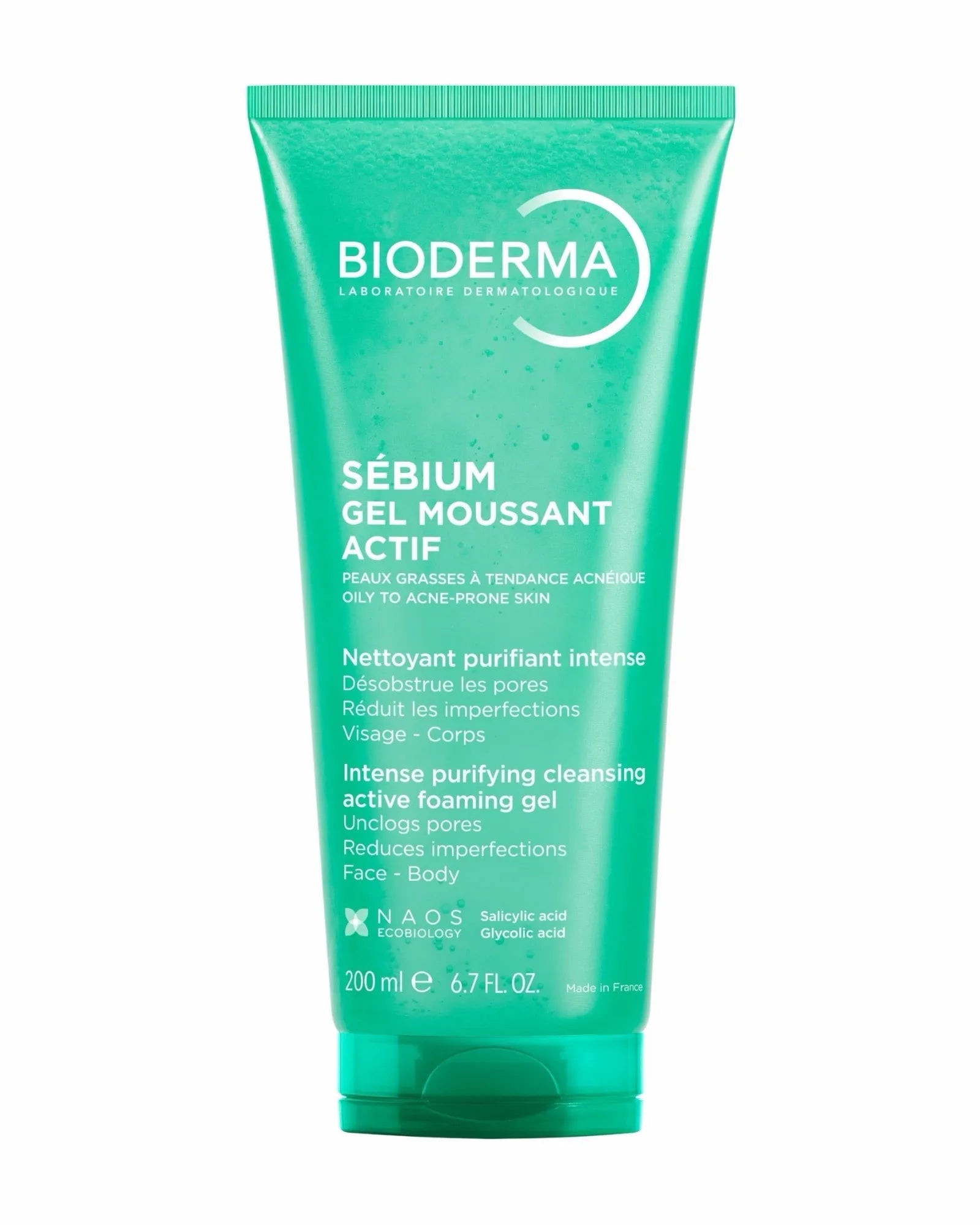 Bioderma Sebium Gel Moussant Actif Intense Purifying Cleansing Active Foaming Gel