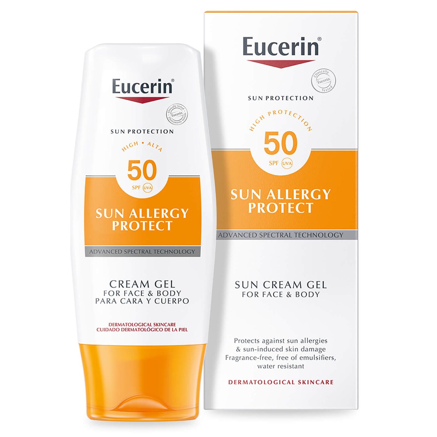 Eucerin Sun Allergy Protect Sun Crème Gel SPF50 (150ml)