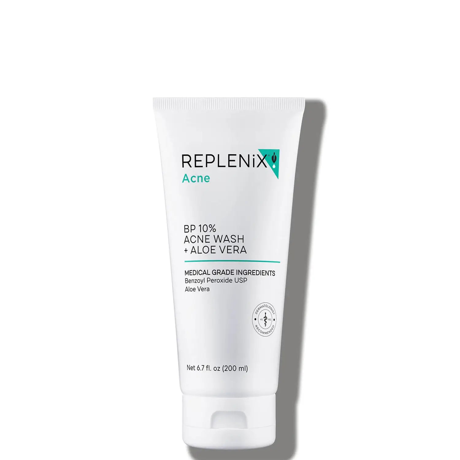 Replenix Benzoyl Peroxide 10% Acne Wash + Aloe Vera